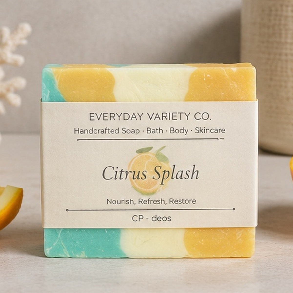Citrus Splash - Handcrafted Bar Soap