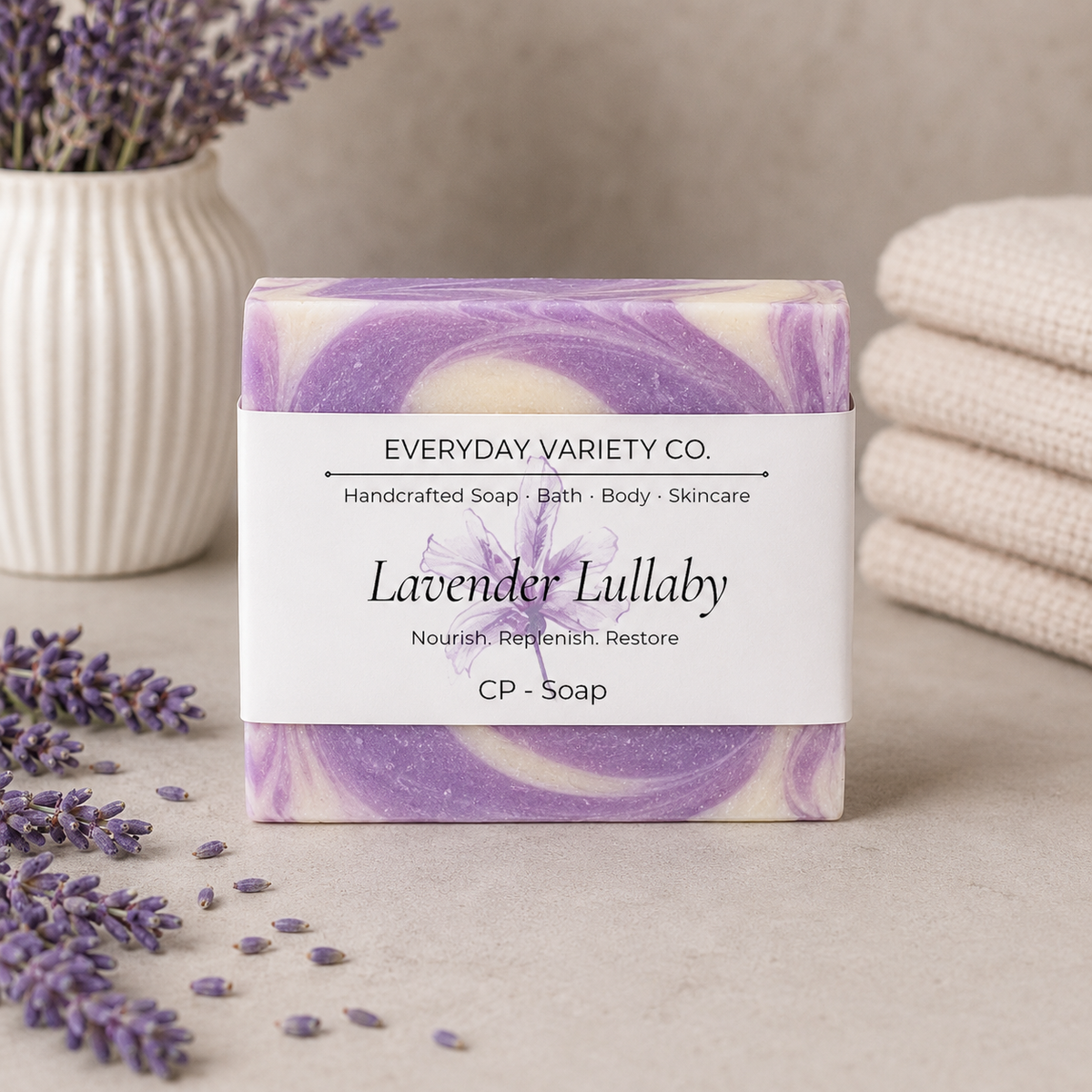 Lavender Lullaby - Handcrafted Bar Soap