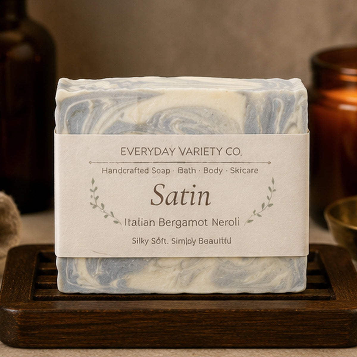 Satin -  Handcrafted Bar Soap